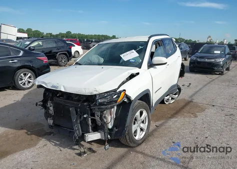 2018 Jeep Compass Latitude Fwd from USA, damaged, VIN 3C4NJCBBXJT165609